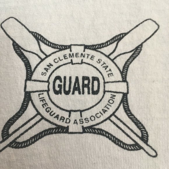 #76 Anvil San Clemente State Guard T-Shirt Men's L Doheny State Beach Dirtiest - Picture 2 of 9